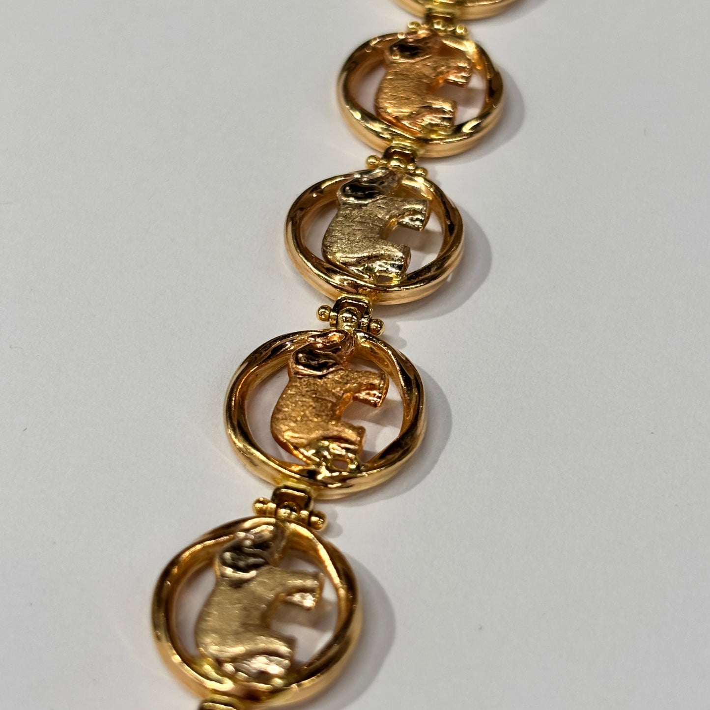 Bracelet Maillon Jaseron en Or 18K 12.60 Grs