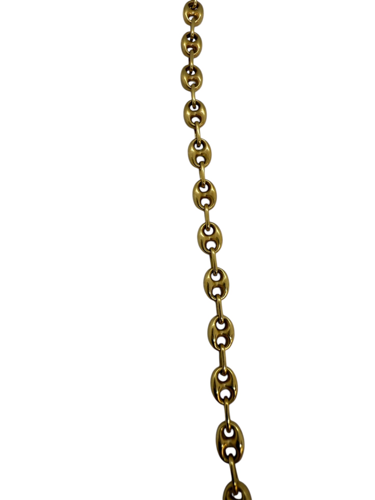Collier Grain de Café Or Jaune 18K Lg 42cm