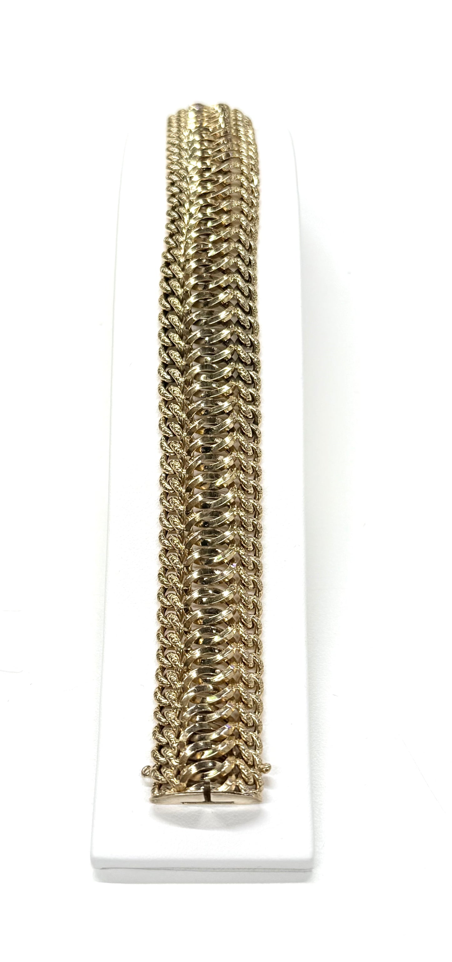 Bracelet Or Jaune Maille Américaine 750/1000 (18k) - Très Bon Etat