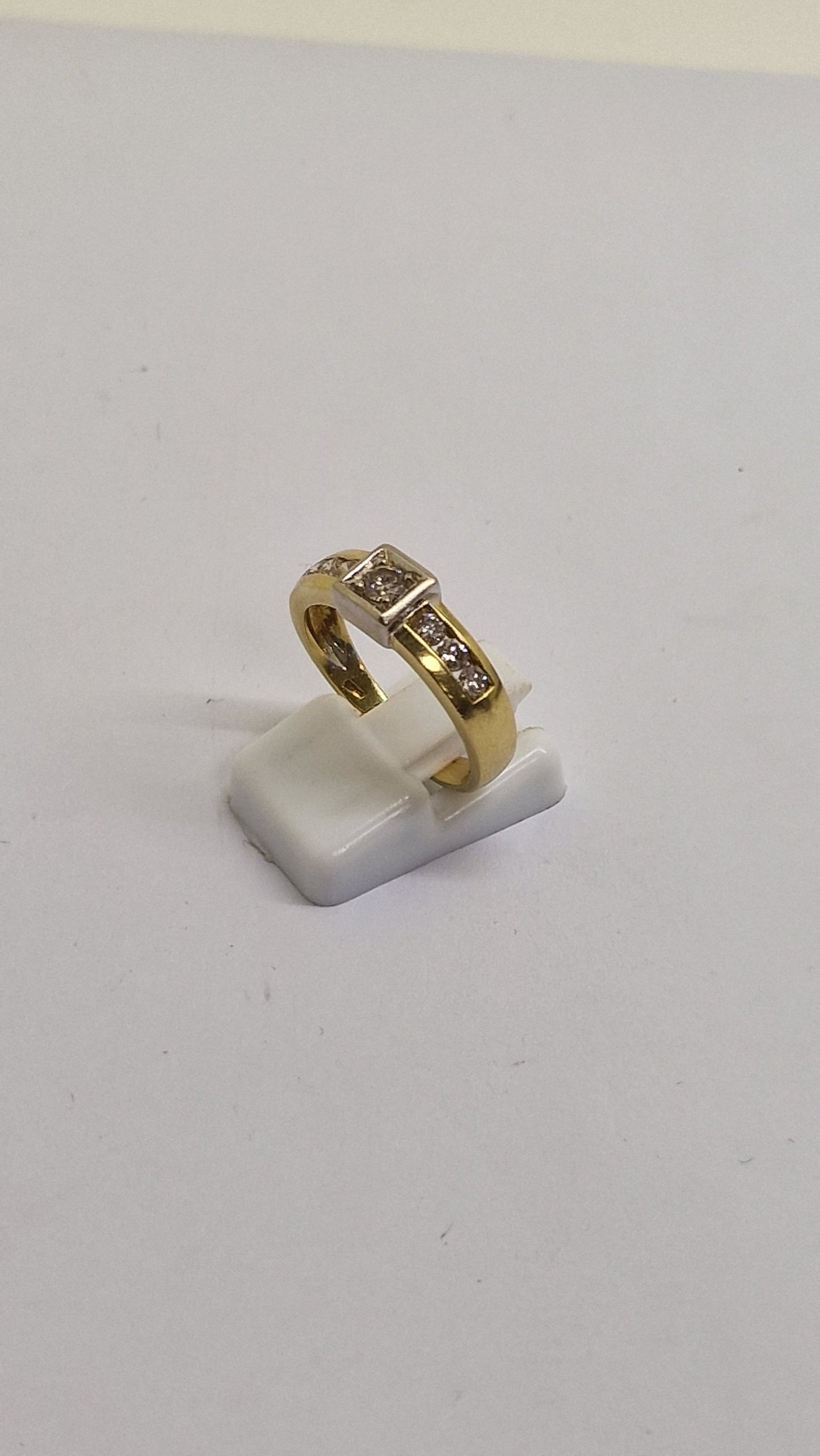 Bague en or Jaune 18K Taille-56