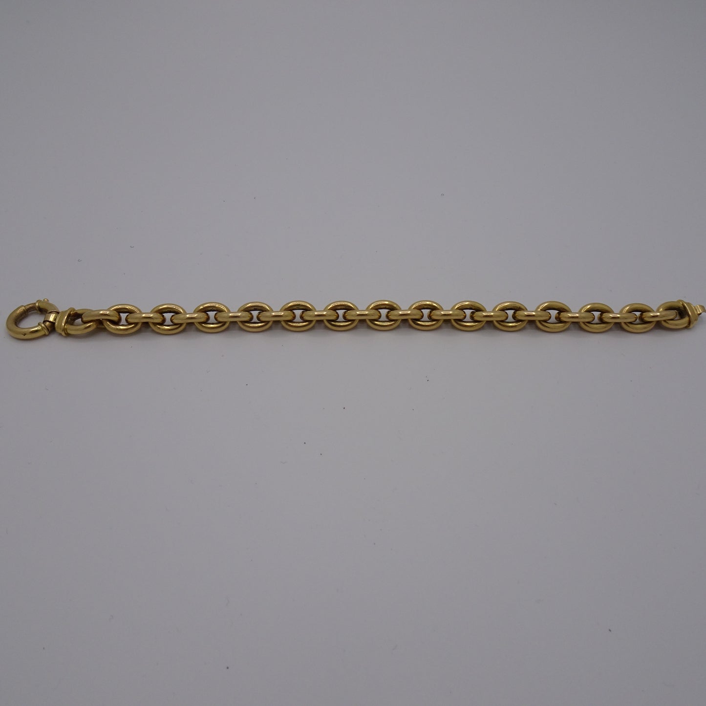 Bracelet Maillon Forçat en Or Jaune 18K 20.90 Grs