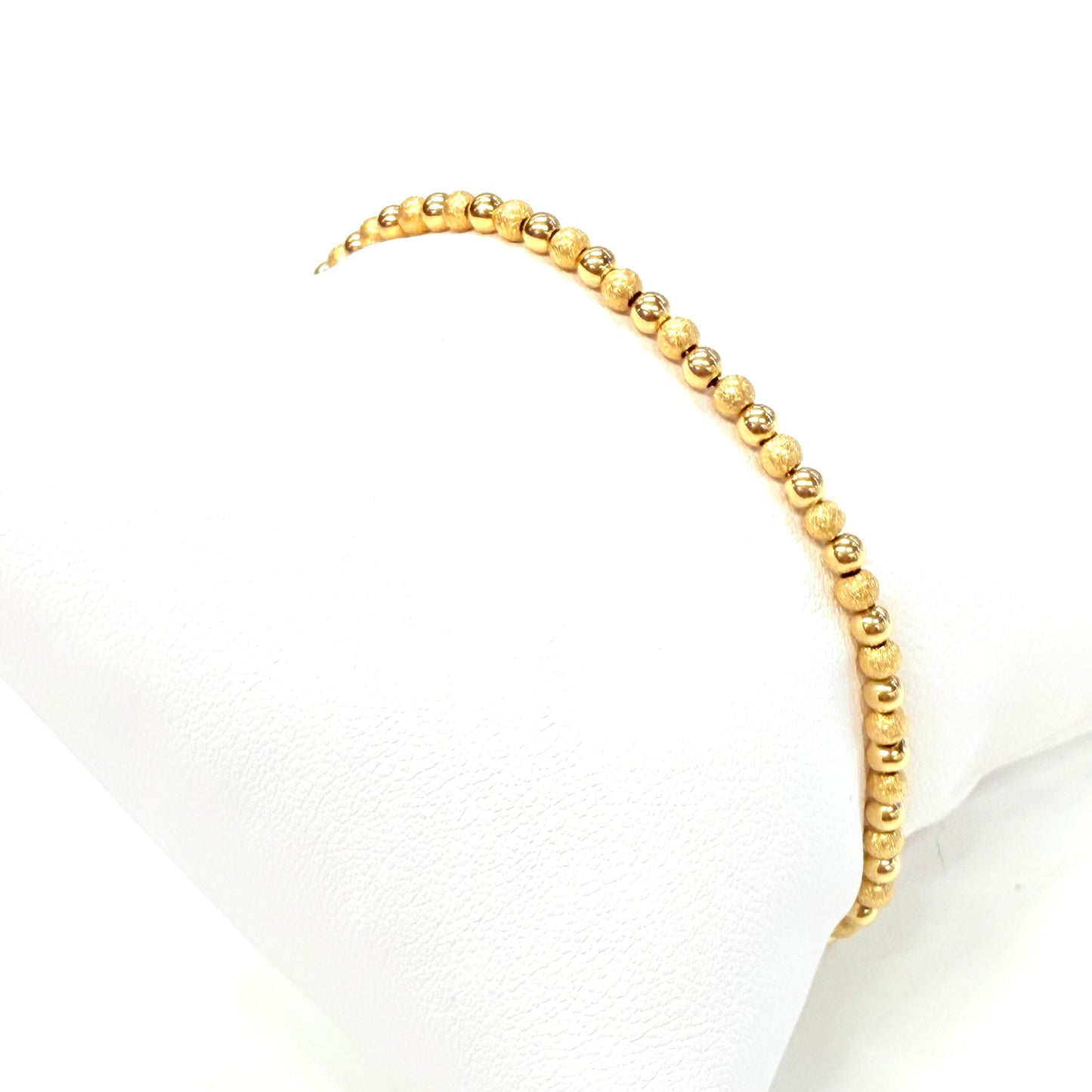 Bracelet Boule Or Jaune 18k 3.22 Grs
