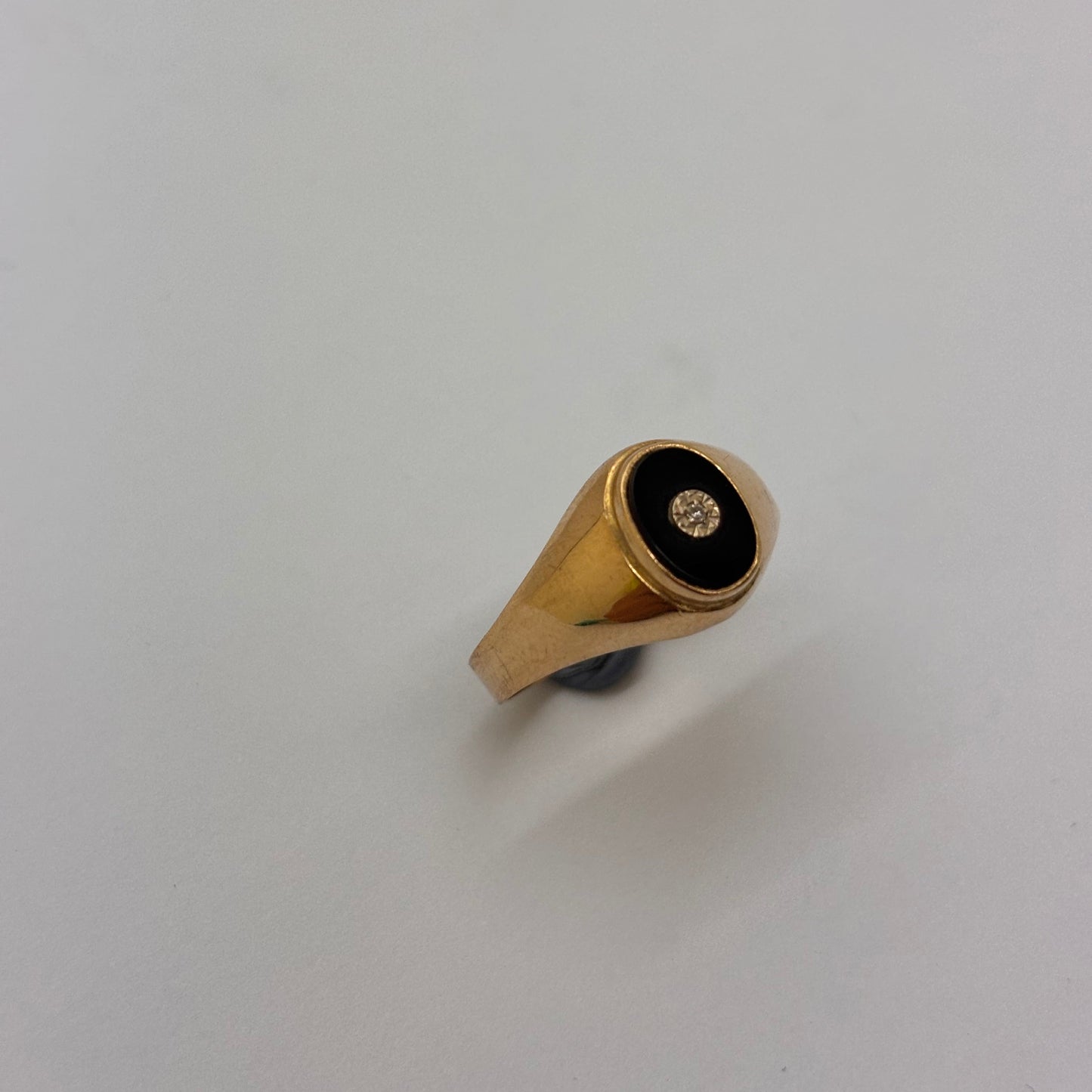 Chevalière en Or Jaune 18K Taille-53