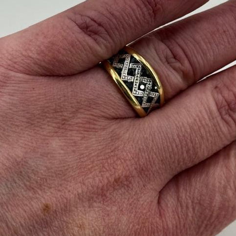 Bague Or Jaune 18K Taille-54
