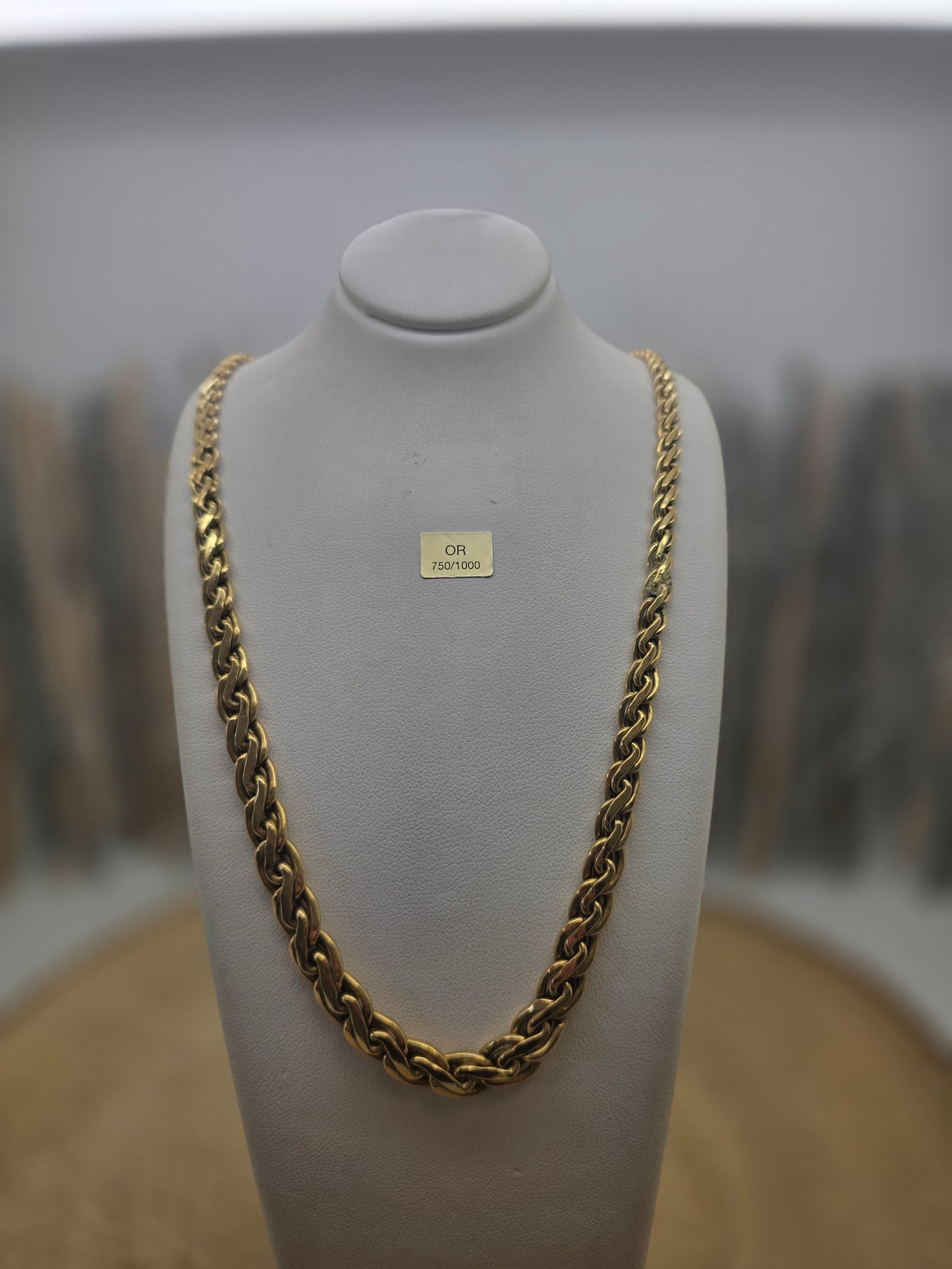 Collier en Or Jaune 18K 16.24 Grs