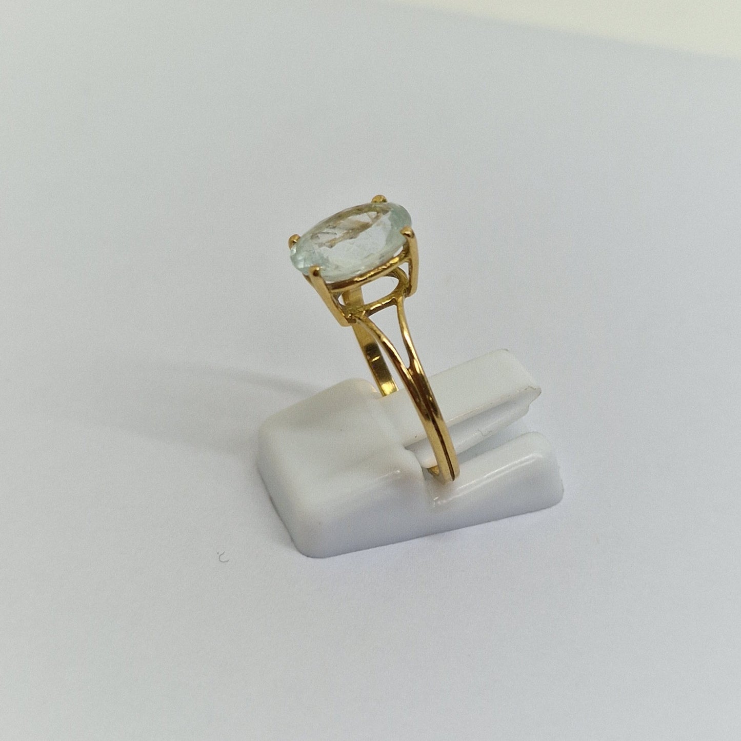 Solitaire en Or jaune 18K Taille-56