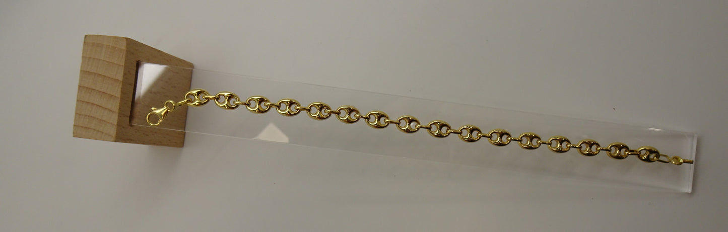 Bracelet maille Grain de Café