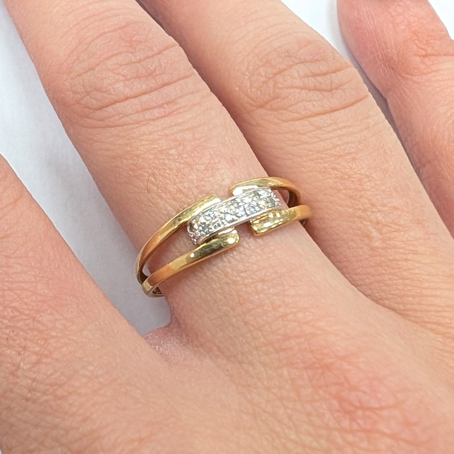 Baguette en Or 18K Taille-55