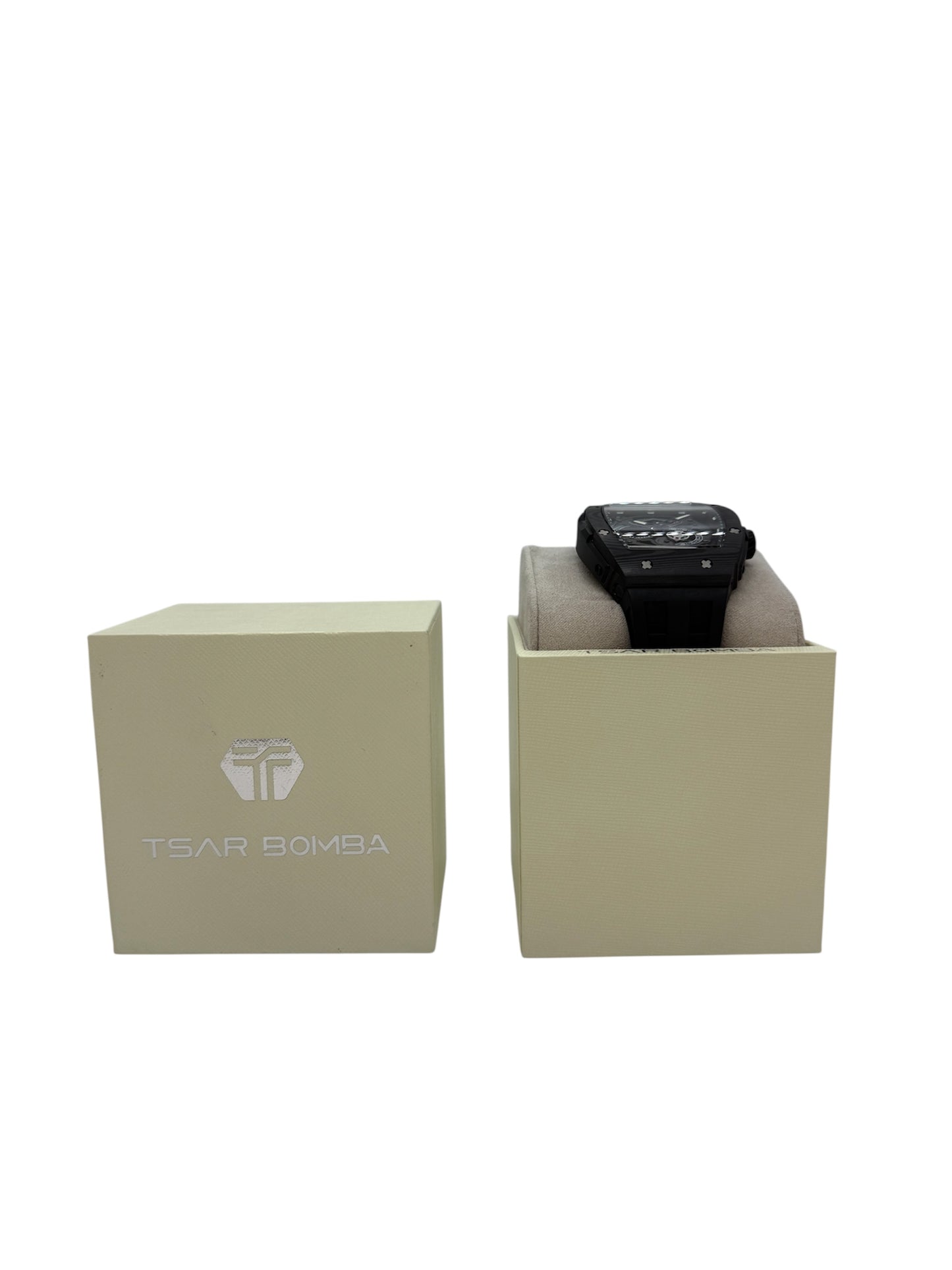 Montre Tsar Bomba Automatique Carbone Squelette 2024 Comme Neuve
