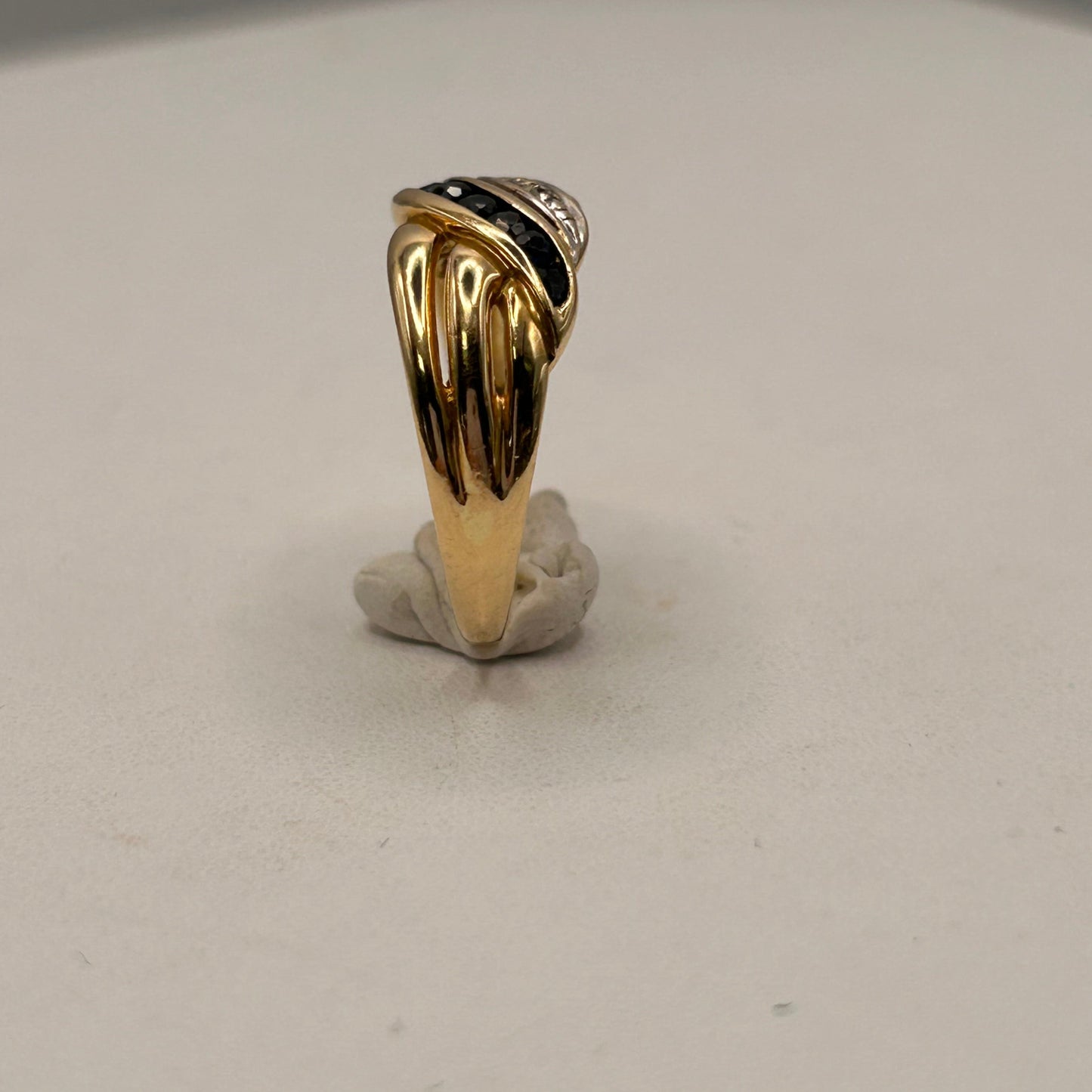 Bague en or jaune 18K Taille-55
