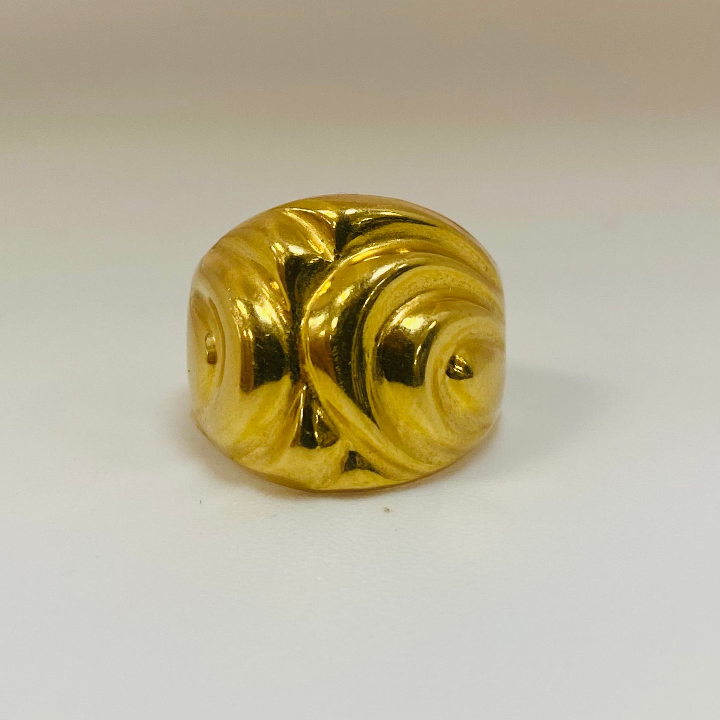 Bague Ancienne en Or Jaune 18 K - T 54