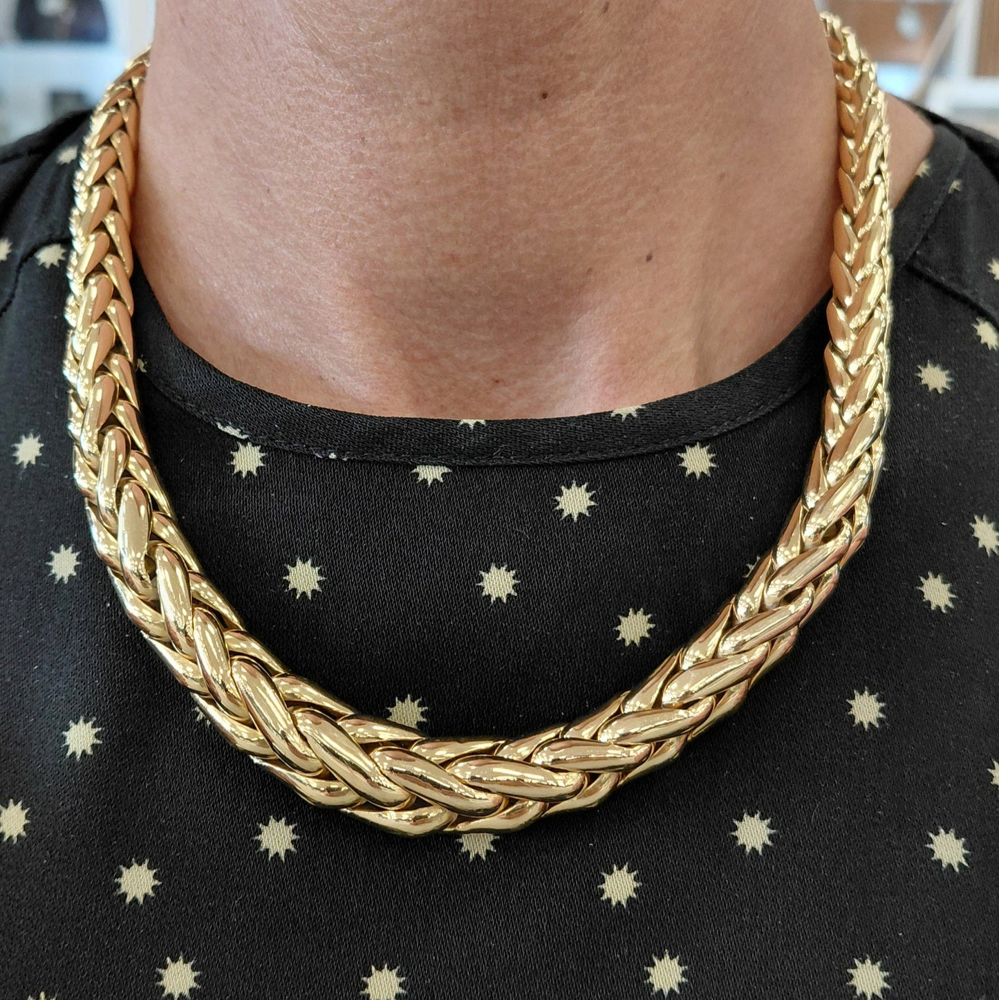 Collier Princesse en Or Jaune 18K 109.23 Grs