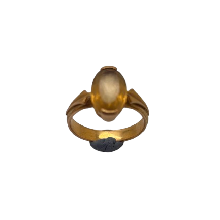 Bague en Or Jaune 18K Taille-56