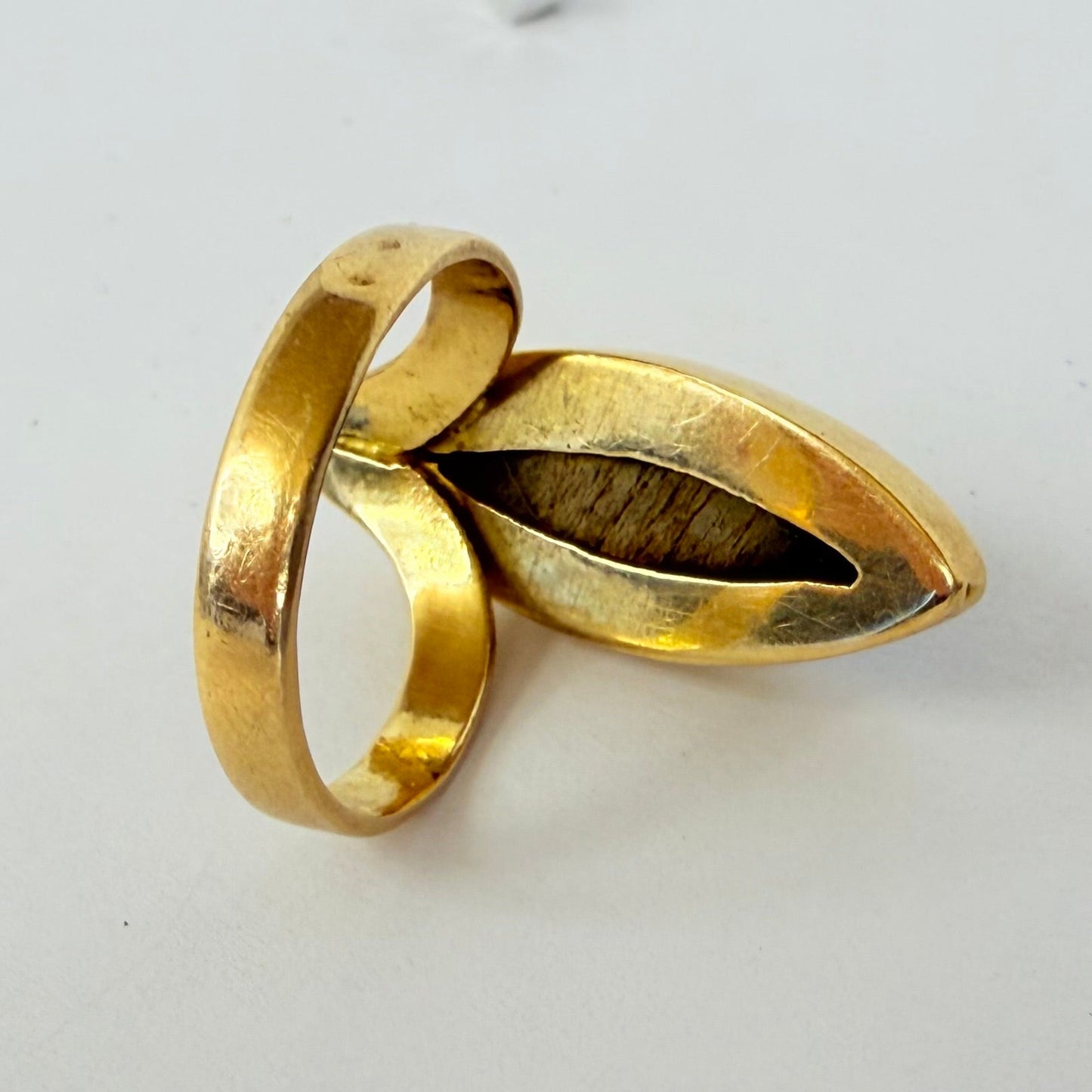 Bague en Or Jaune 18K avec Jeton