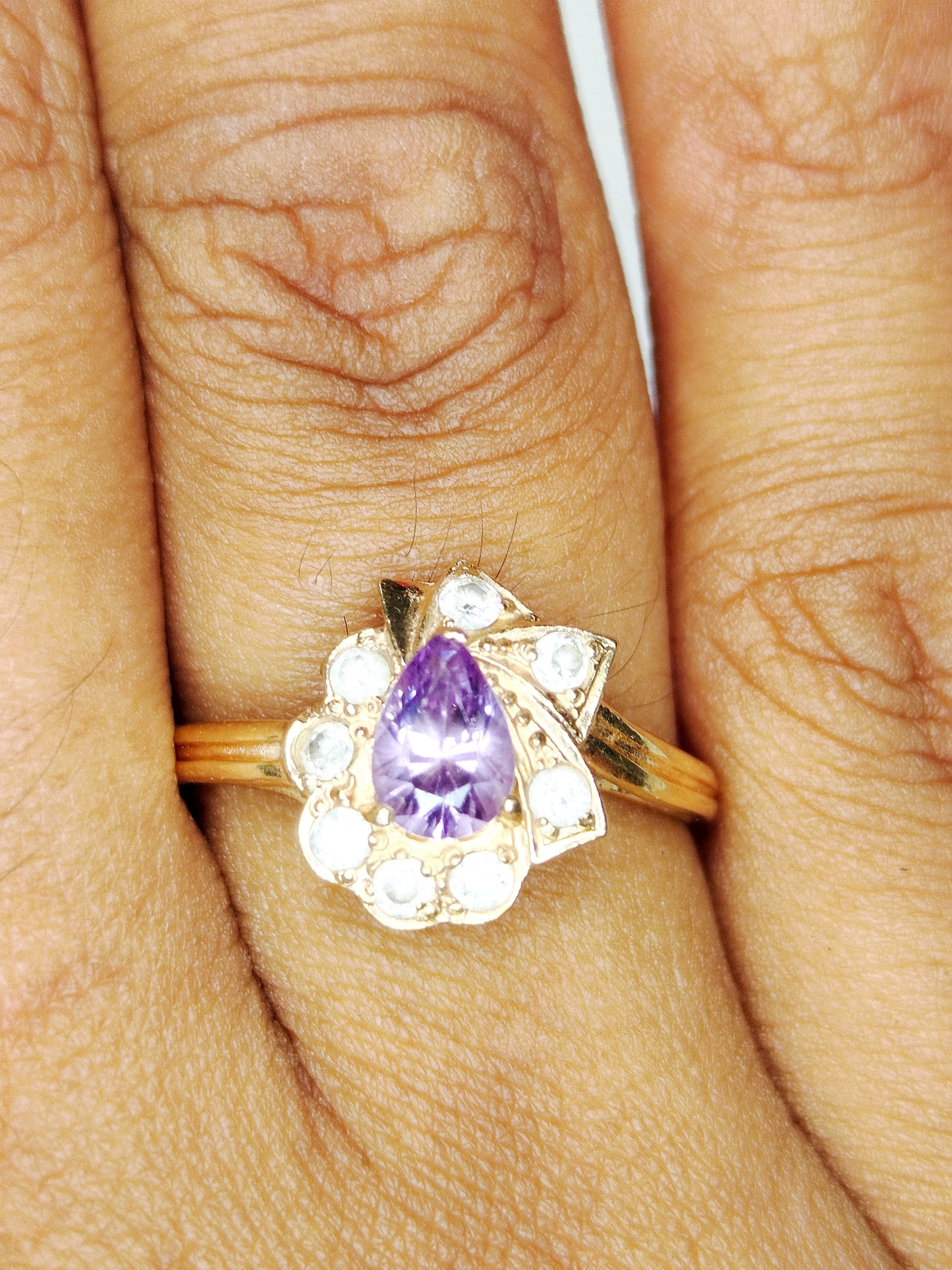 Bague en Or Jaune 18K Taille-55