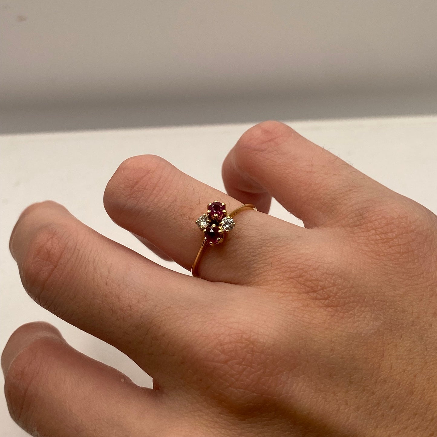 Bague en Or Jaune 18K Taille-51
