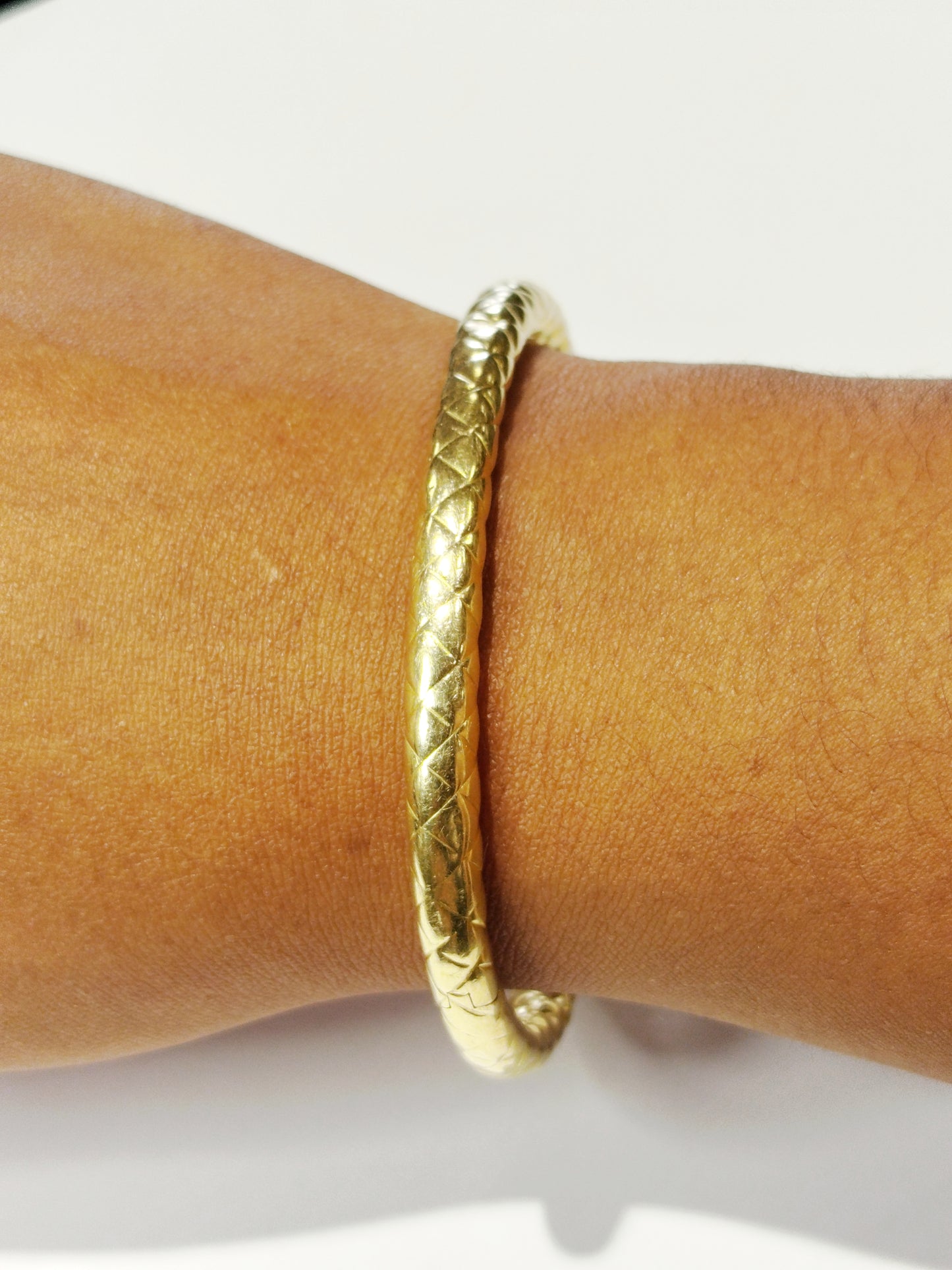 Bracelet Jonc en Or Jaune 18K 12.66 Grs