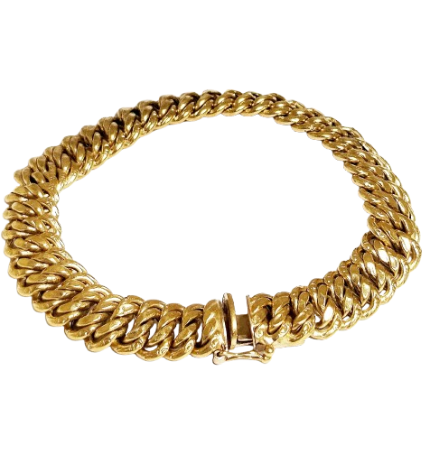 Bracelet Jonc en Or Jaune 18K 20.40 Grs