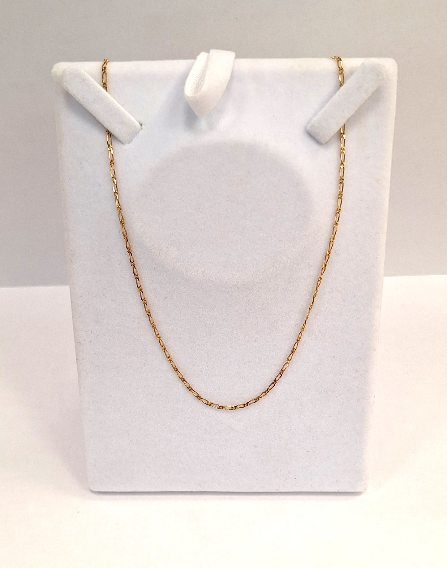 Collier Princesse en Or Jaune 18K Anneau Ressort