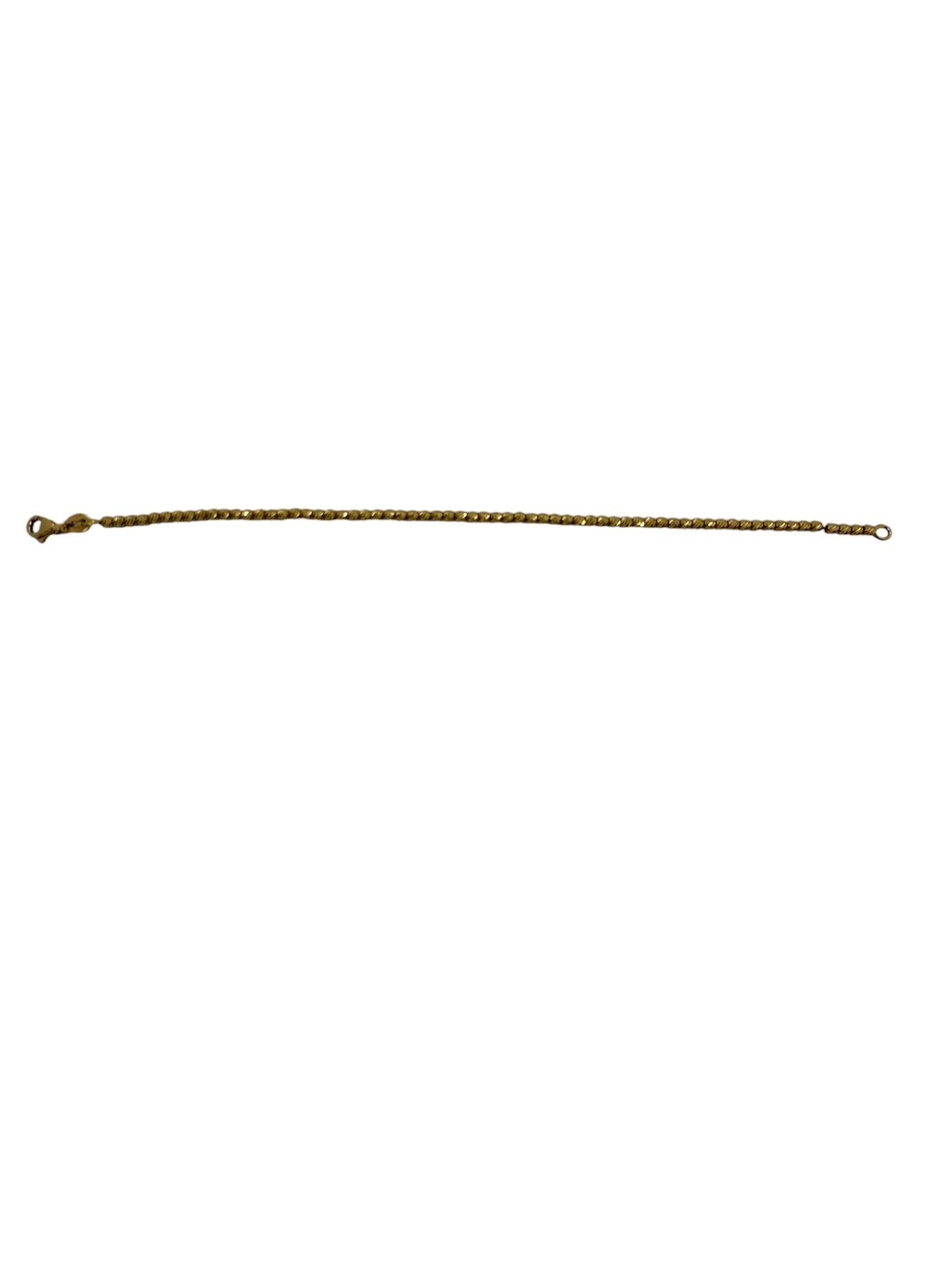Bracelet Or Jaune Maillon 18 Carats Mousqueton