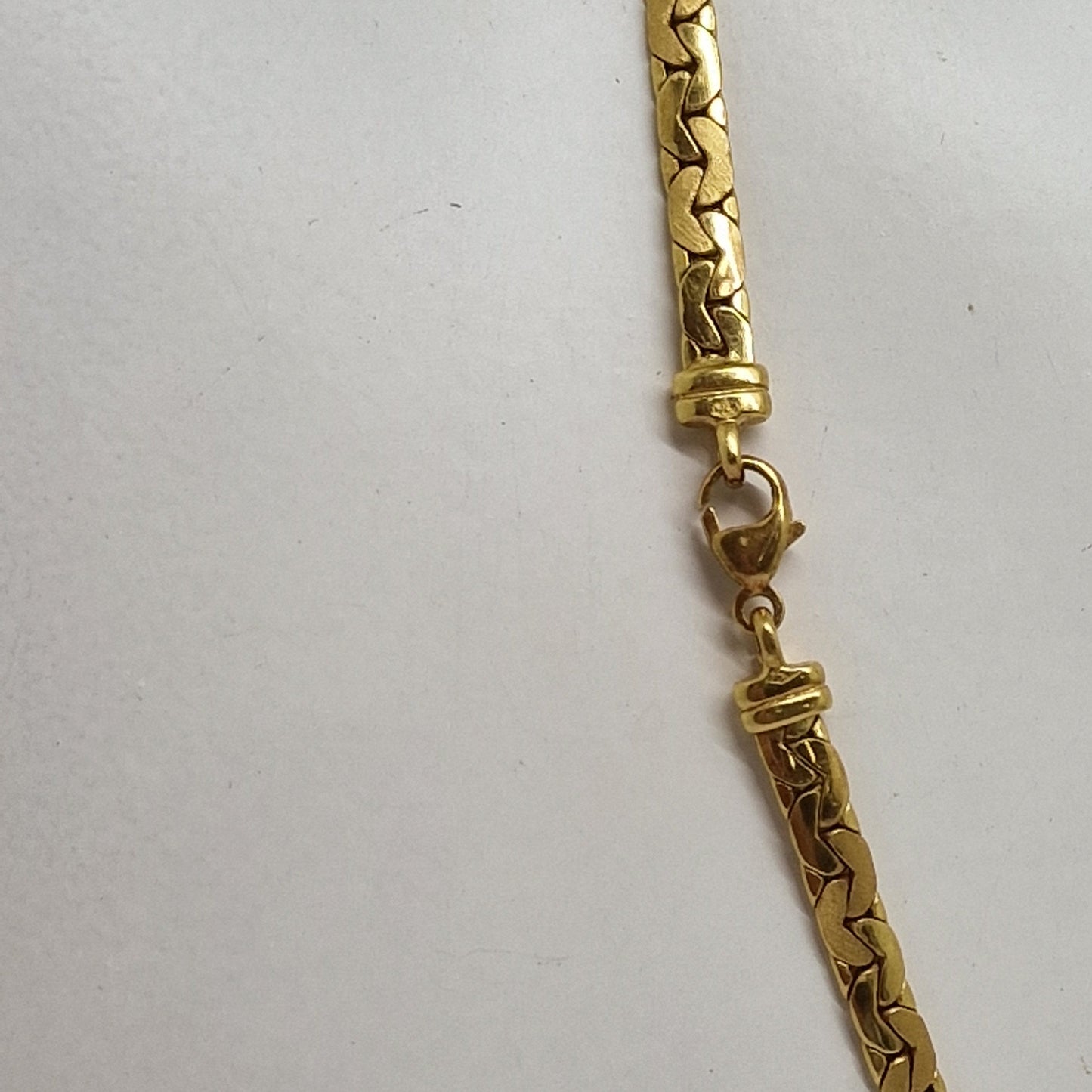 Collier Maille Haricot en Or jaune 18K 10.45 Grs