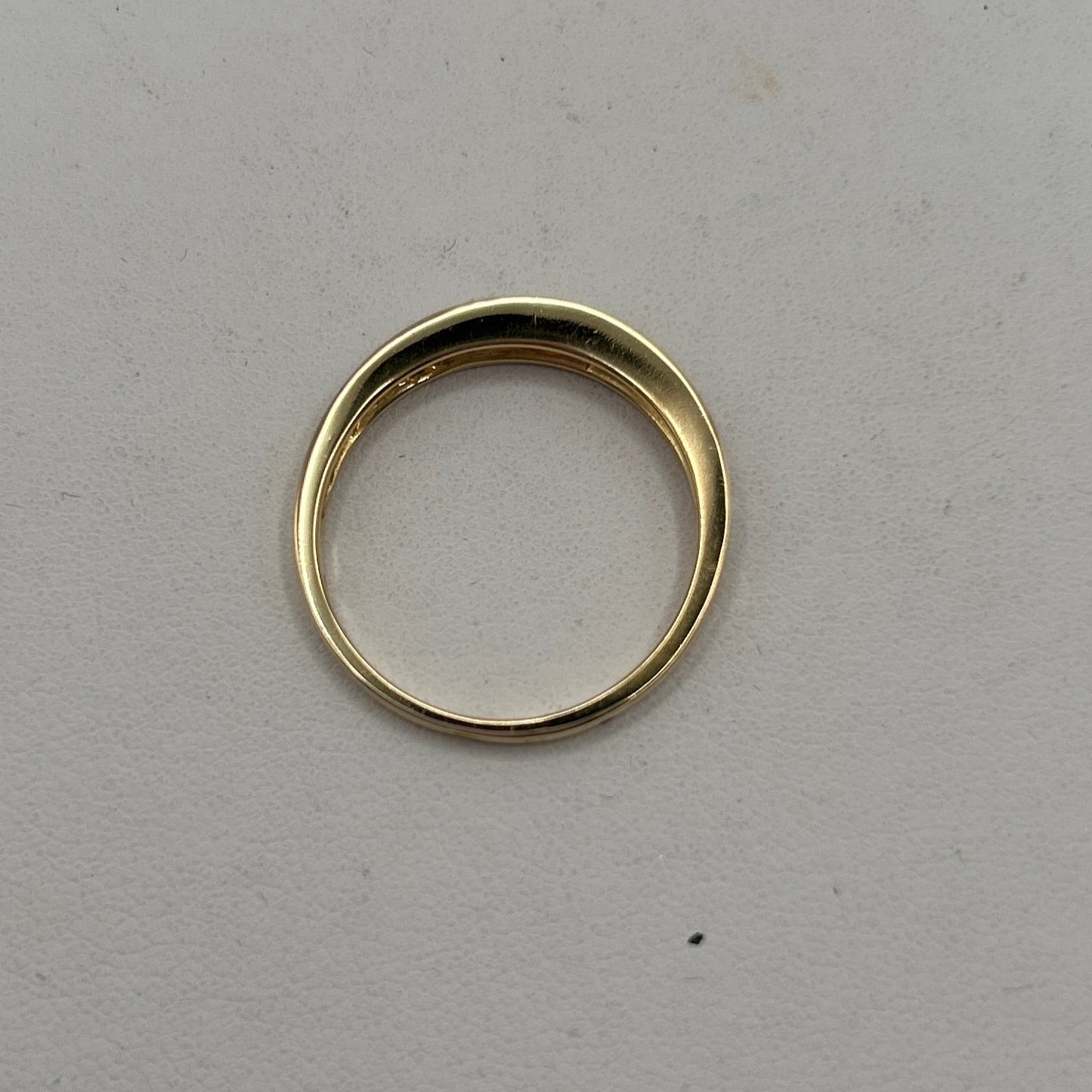 Demi Tour Or Jaune 18K avec Diamants T.60