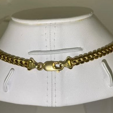 Collier Ras du Cou en Or Jaune 18K 19.30 Grs