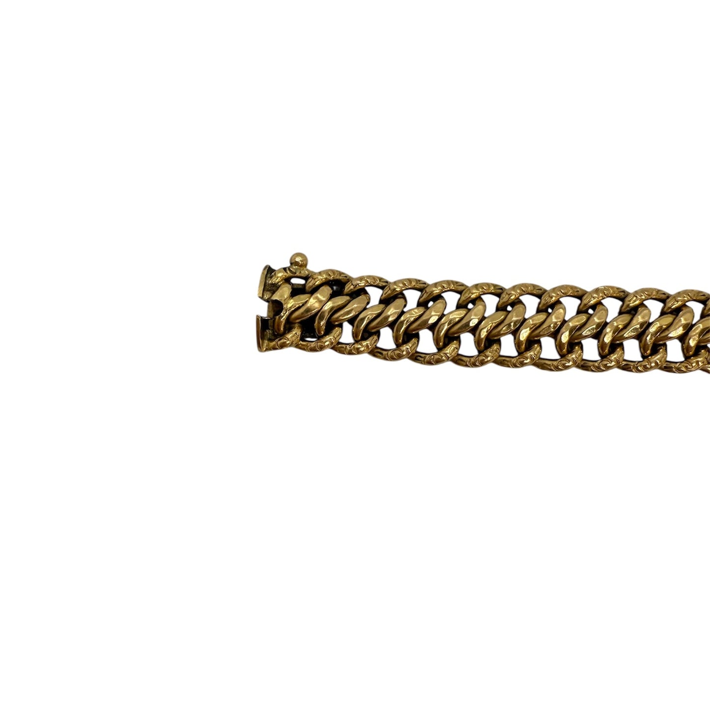 Bracelet Maille Américaine en Or Jaune 18K 12.20 Grs
