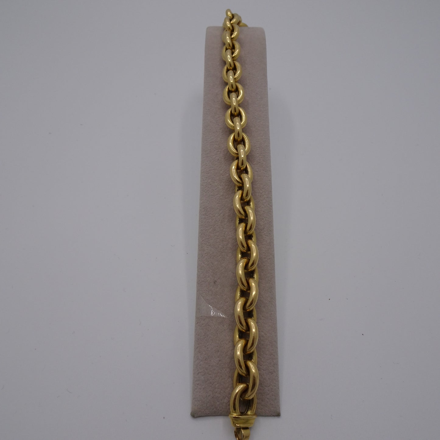 Bracelet Maillon Forçat en Or Jaune 18K 20.90 Grs