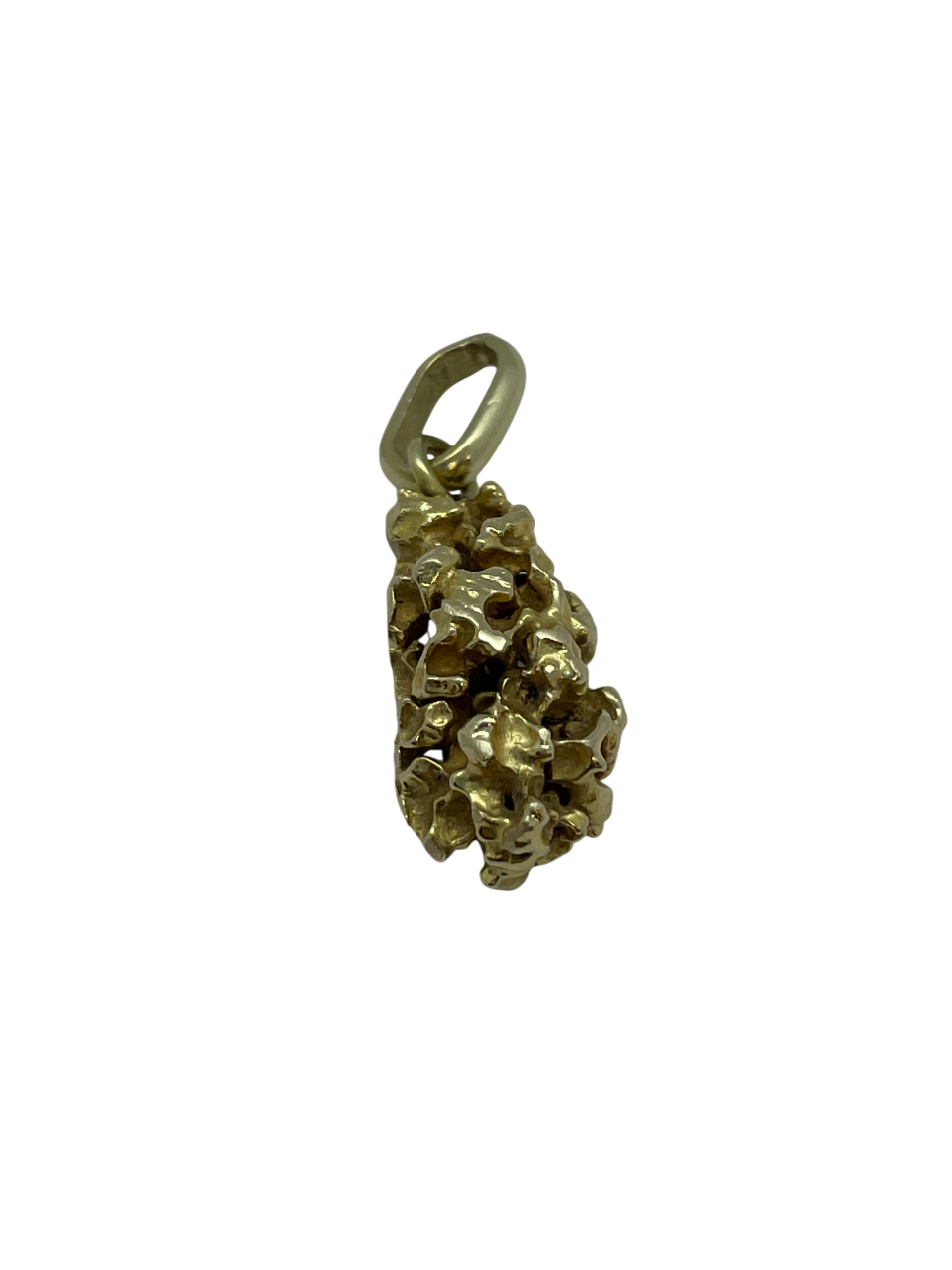 Pendentif pépite en or jaune 18K 5.11 gr