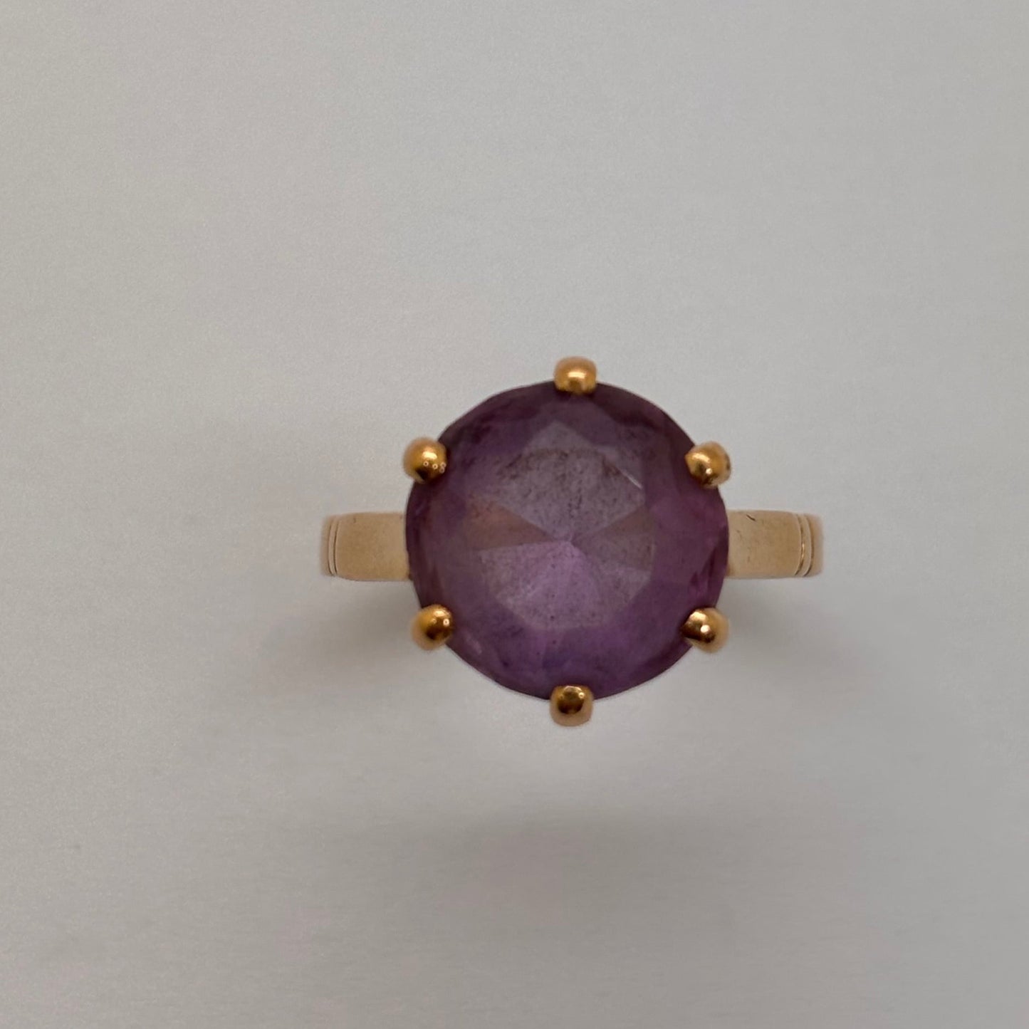 Bague en Or Jaune 18K Taille-52.5