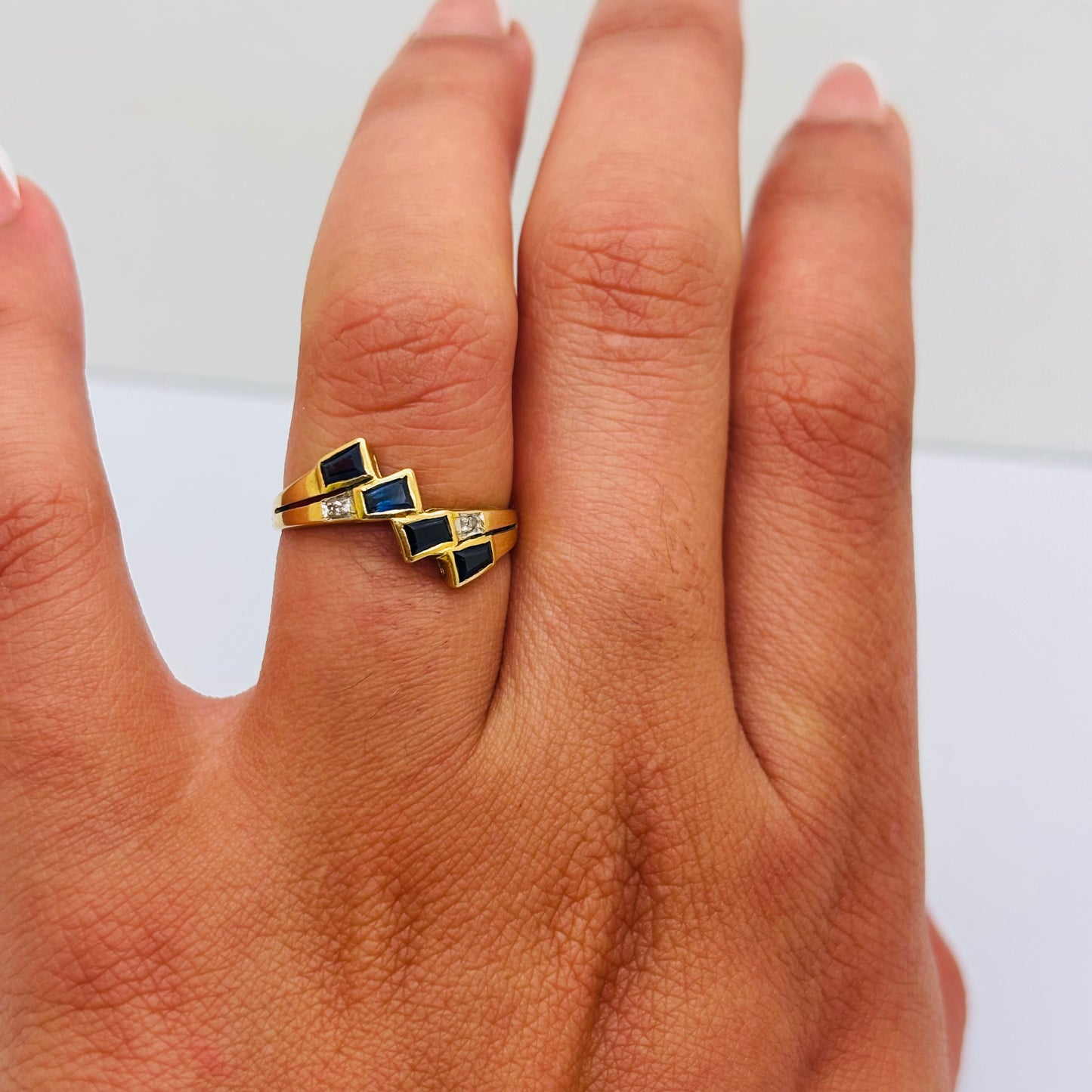 Bague en Or Jaune 18K Taille-54