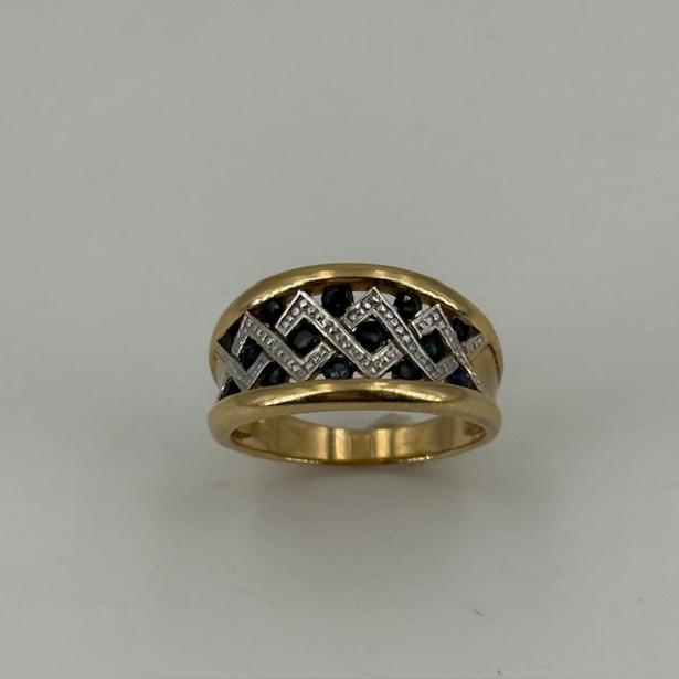 Bague Or Jaune 18K Taille-54
