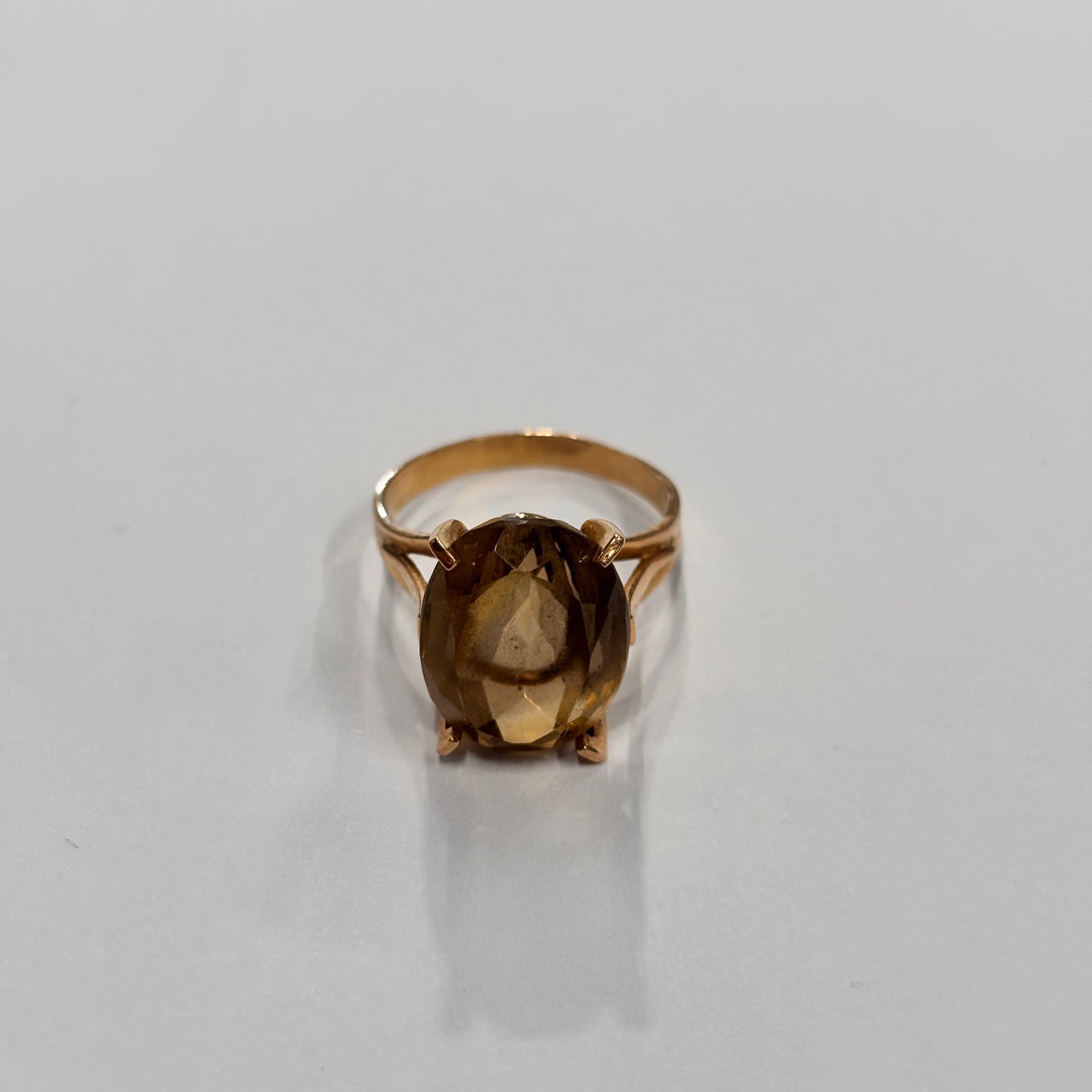 Solitaire en Or Jaune 18K Taille-54