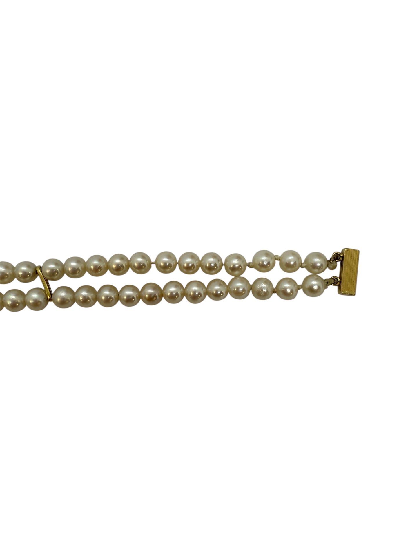 Bracelet perles en Or Jaune 18K 13.06 Grs