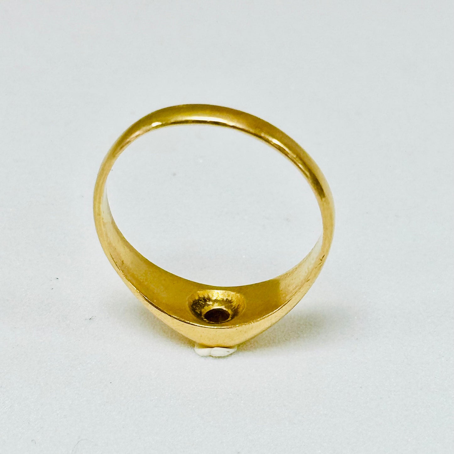 Solitaire en Or Jaune 18K 59-Taille
