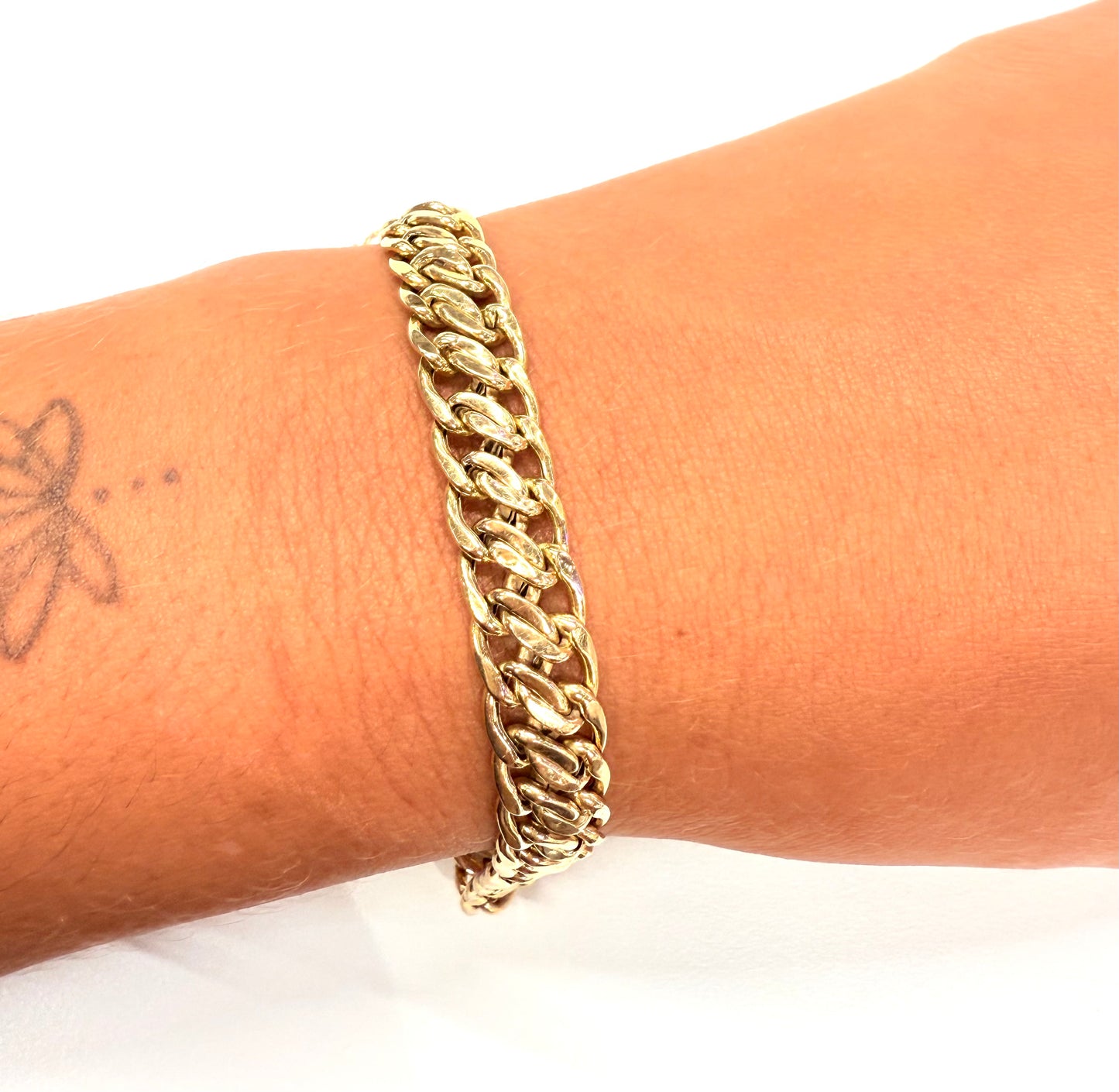 Bracelet maille russe en or 18k 11.58 Grs
