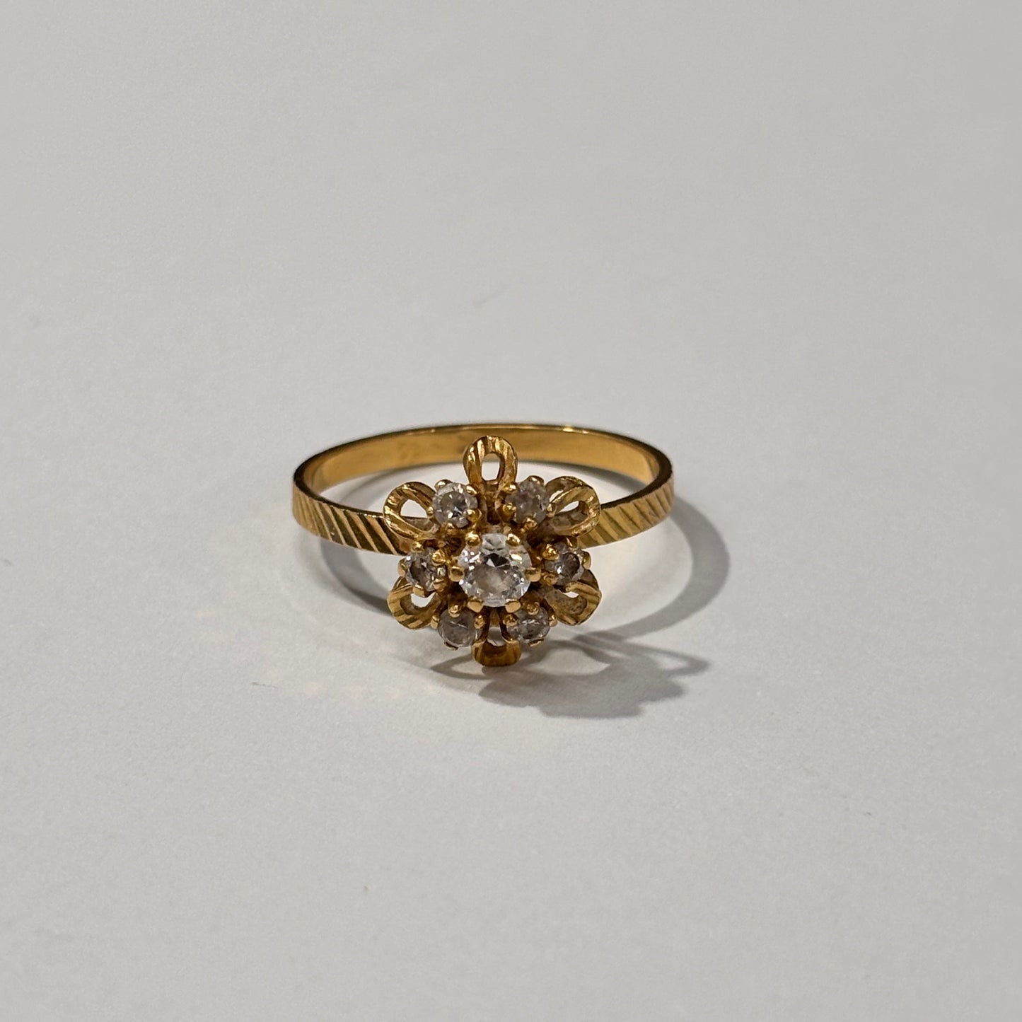 Bague en Or Jaune 18K Taille-55