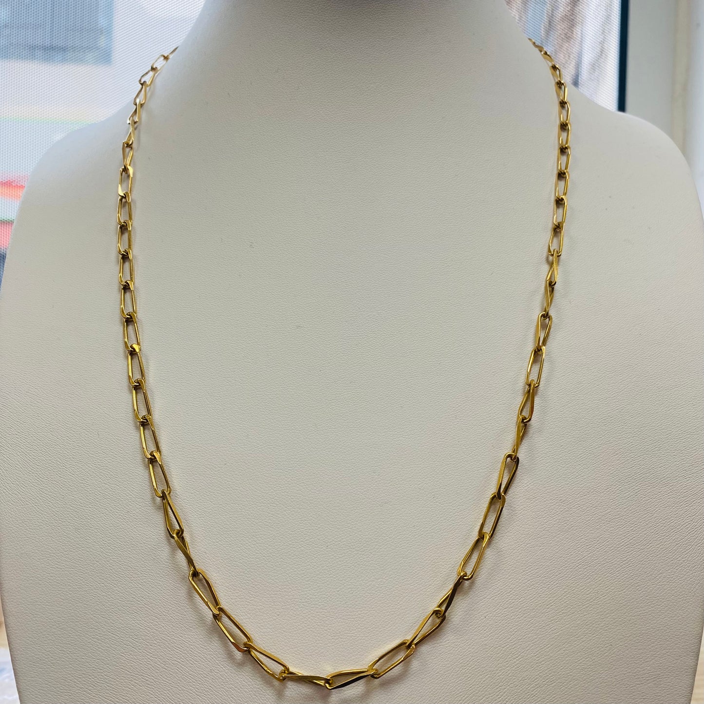 Collier matinée en Or jaune 18K Lg 60cm