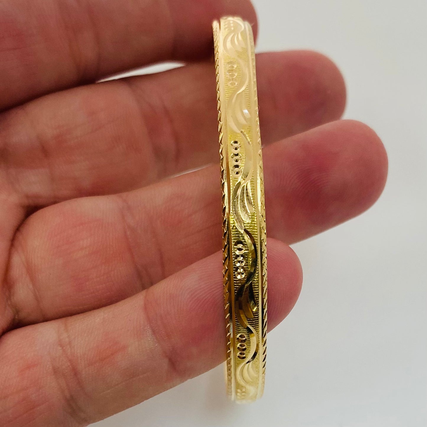 Bracelet Jonc Or Jaune 18 carats - Très Bon État