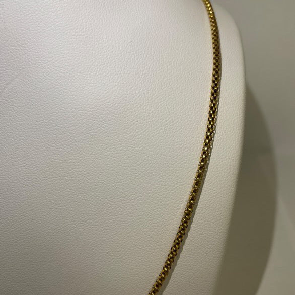 Collier Sautoir Or Jaune 18 Carats 8.20 Grs