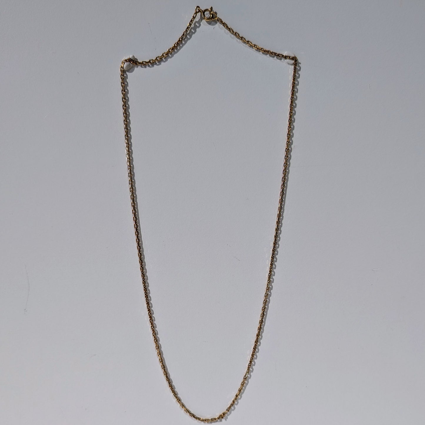 Collier Princesse Or Jaune 18K Lg 50cm maille Froçat
