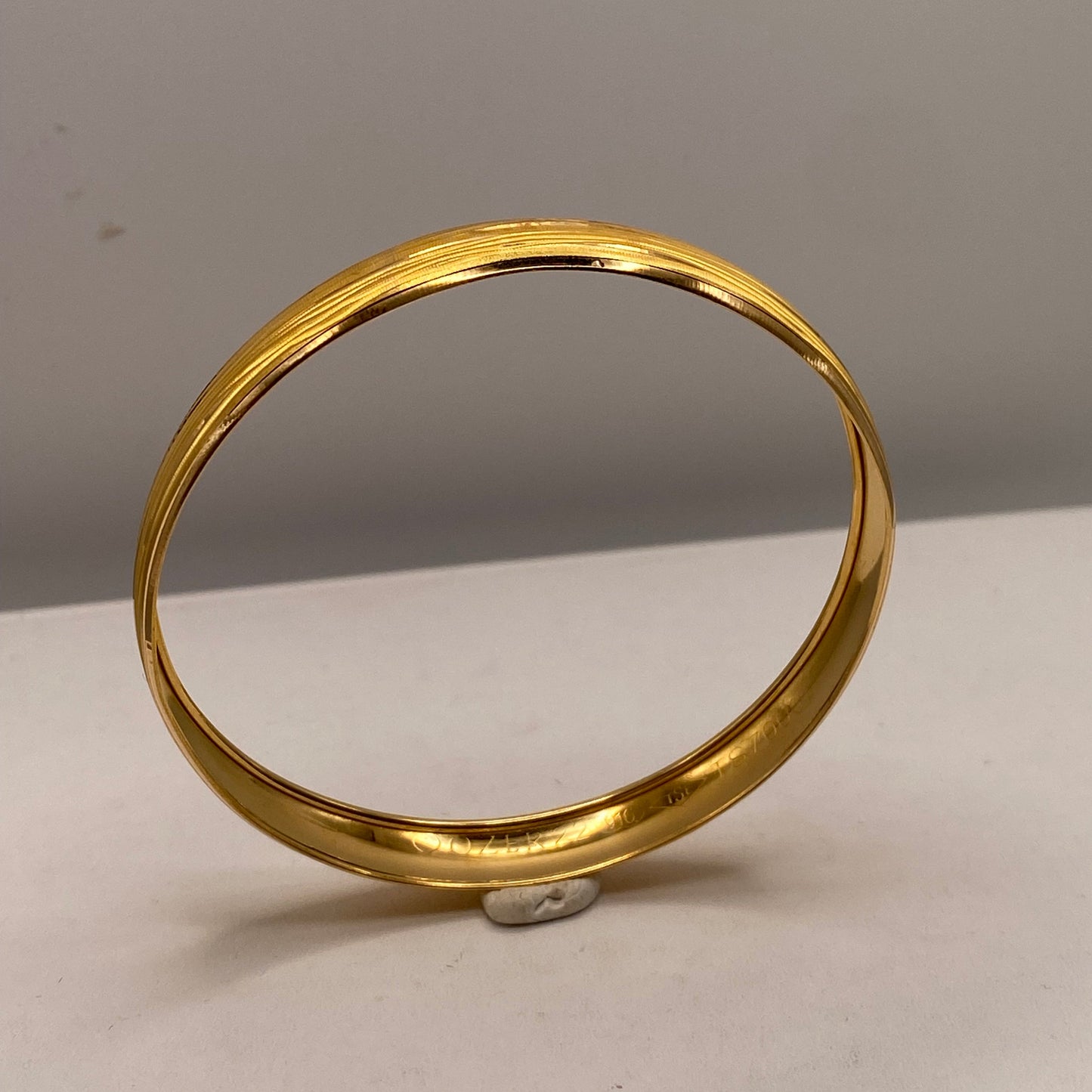 Bracelet Jonc en Or Jaune 22K - 10,89g