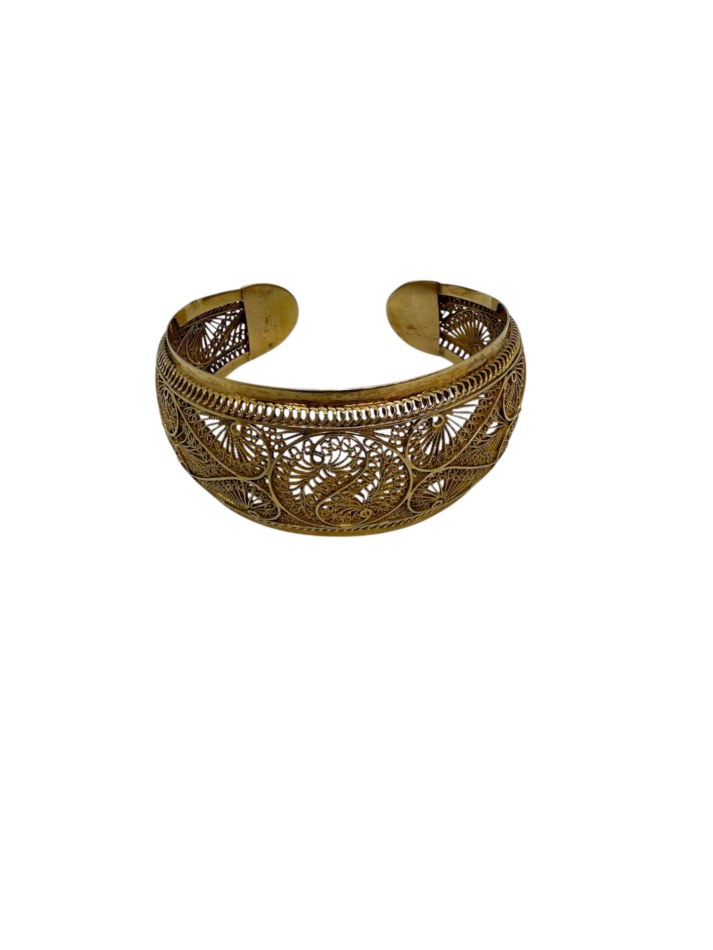 Bracelet jonc en or jaune 18K 30.86 Grs