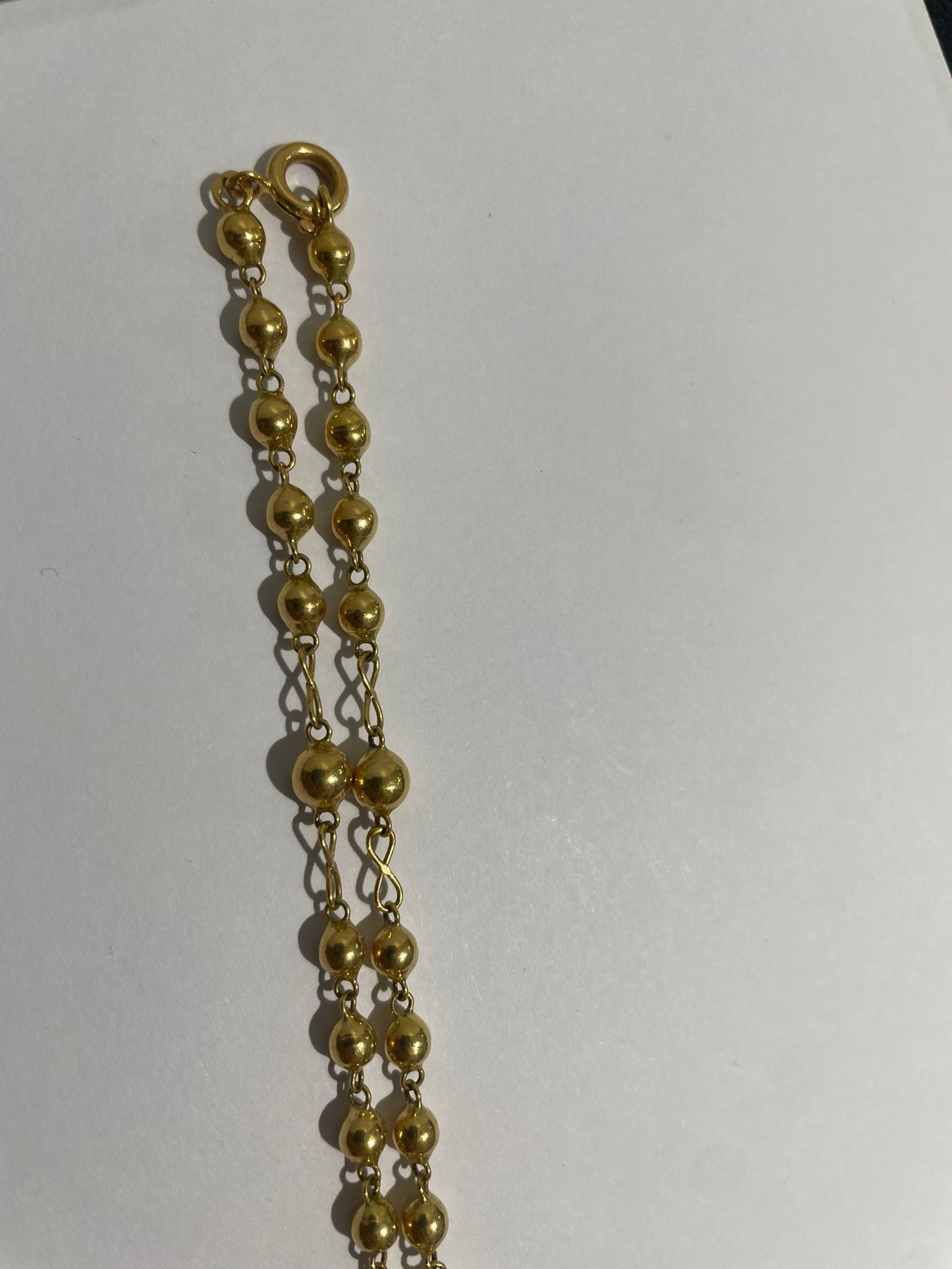 Collier CHAPELET en Or Jaune 18K 15.61 Grs