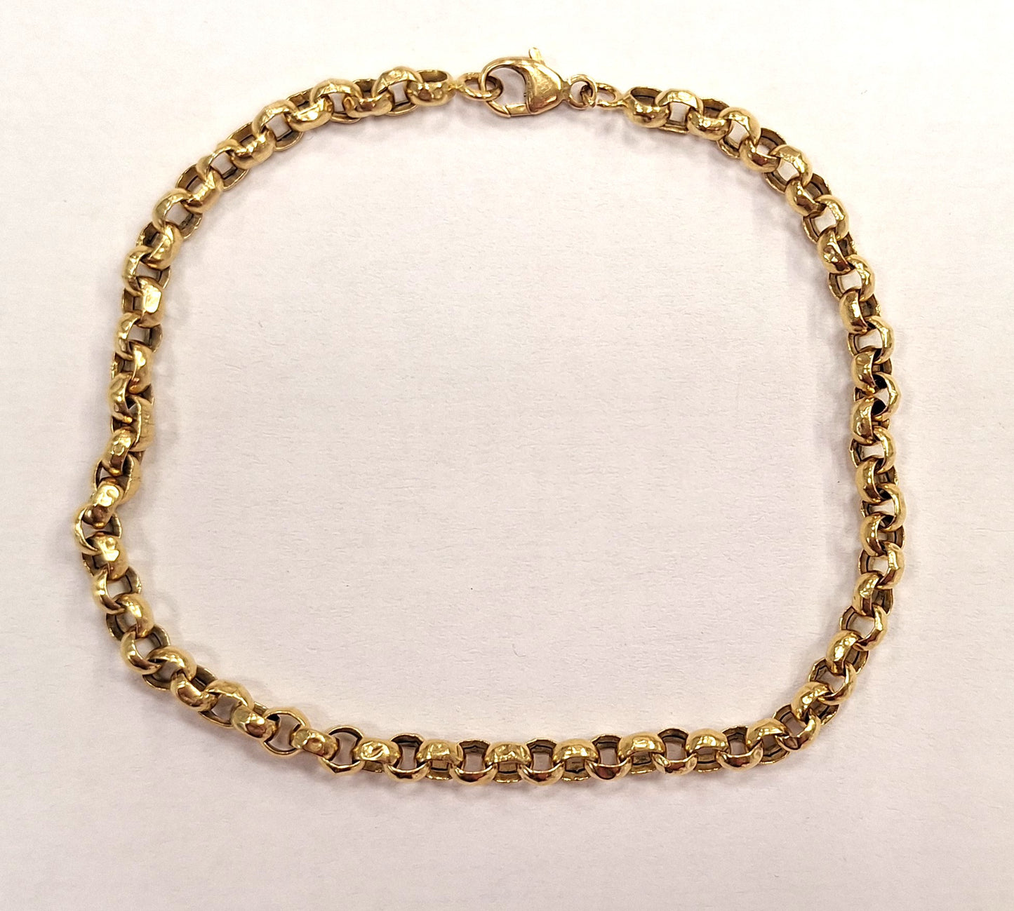 Bracelet Maille Jaseron Or Jaune 18 carats 3.92 Grs