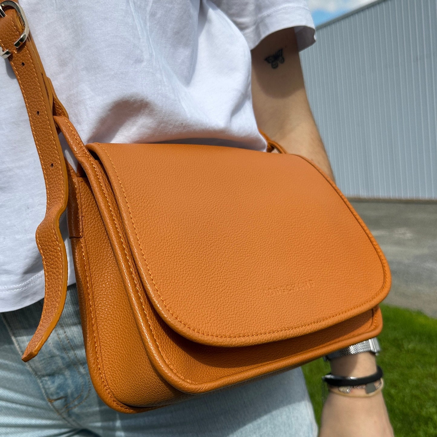 Sac à main Longchamp Camel 1516