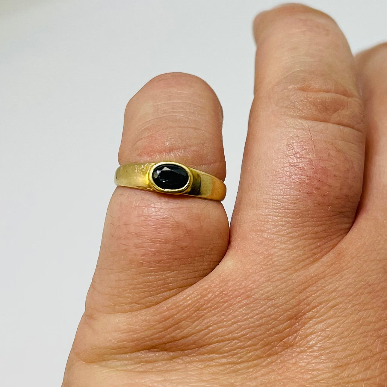 Bague en or jaune 18K Taille-49