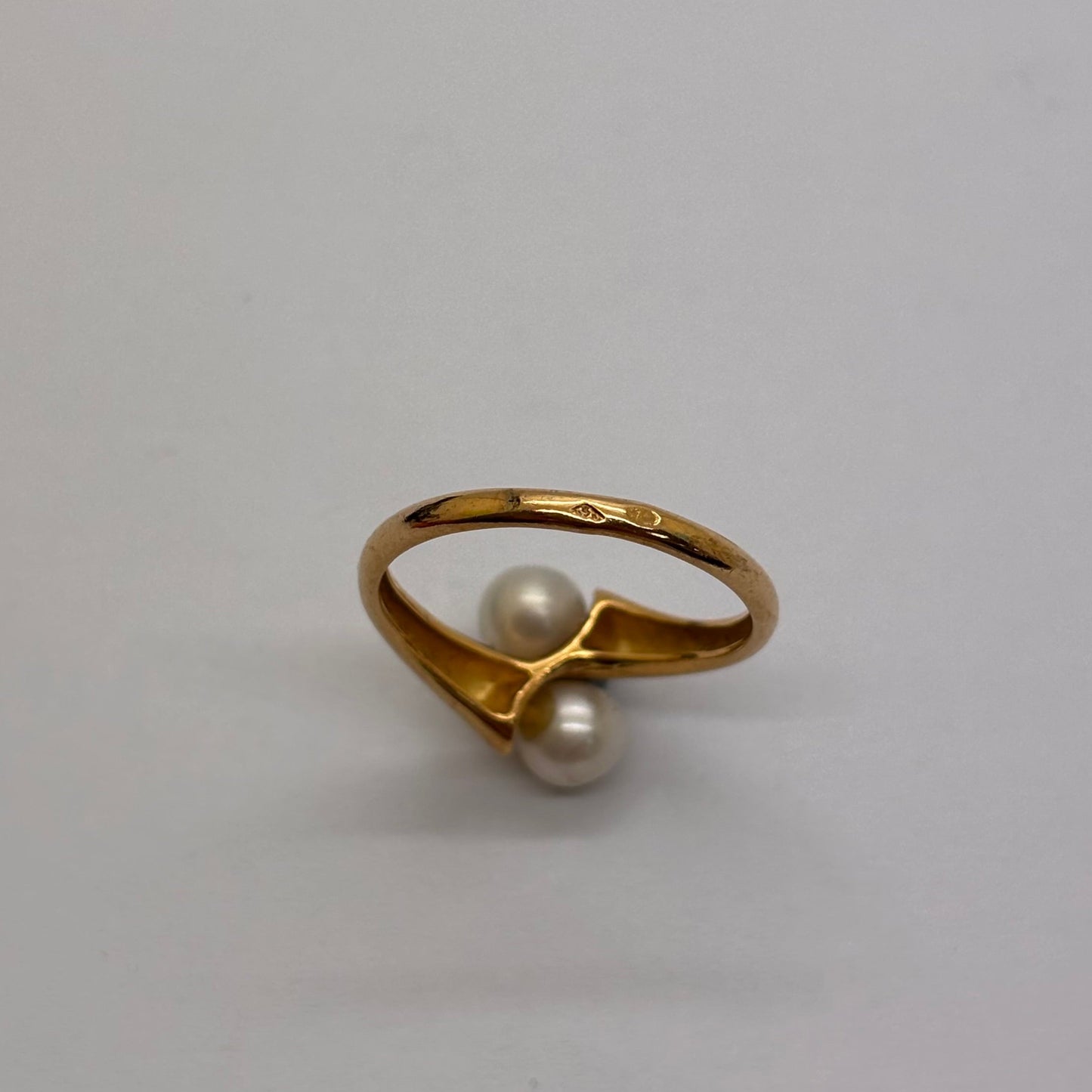 Bague en or jaune 18K Taille-52.5