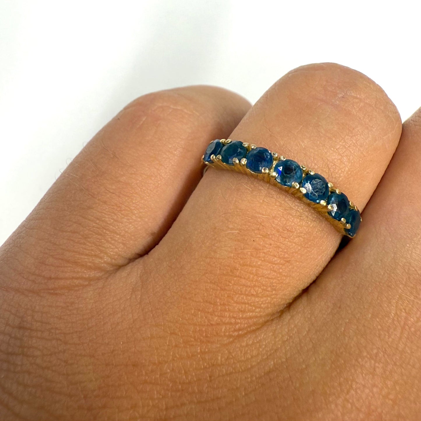 Bague Demi Tour Or Jaune 18k Taille-56
